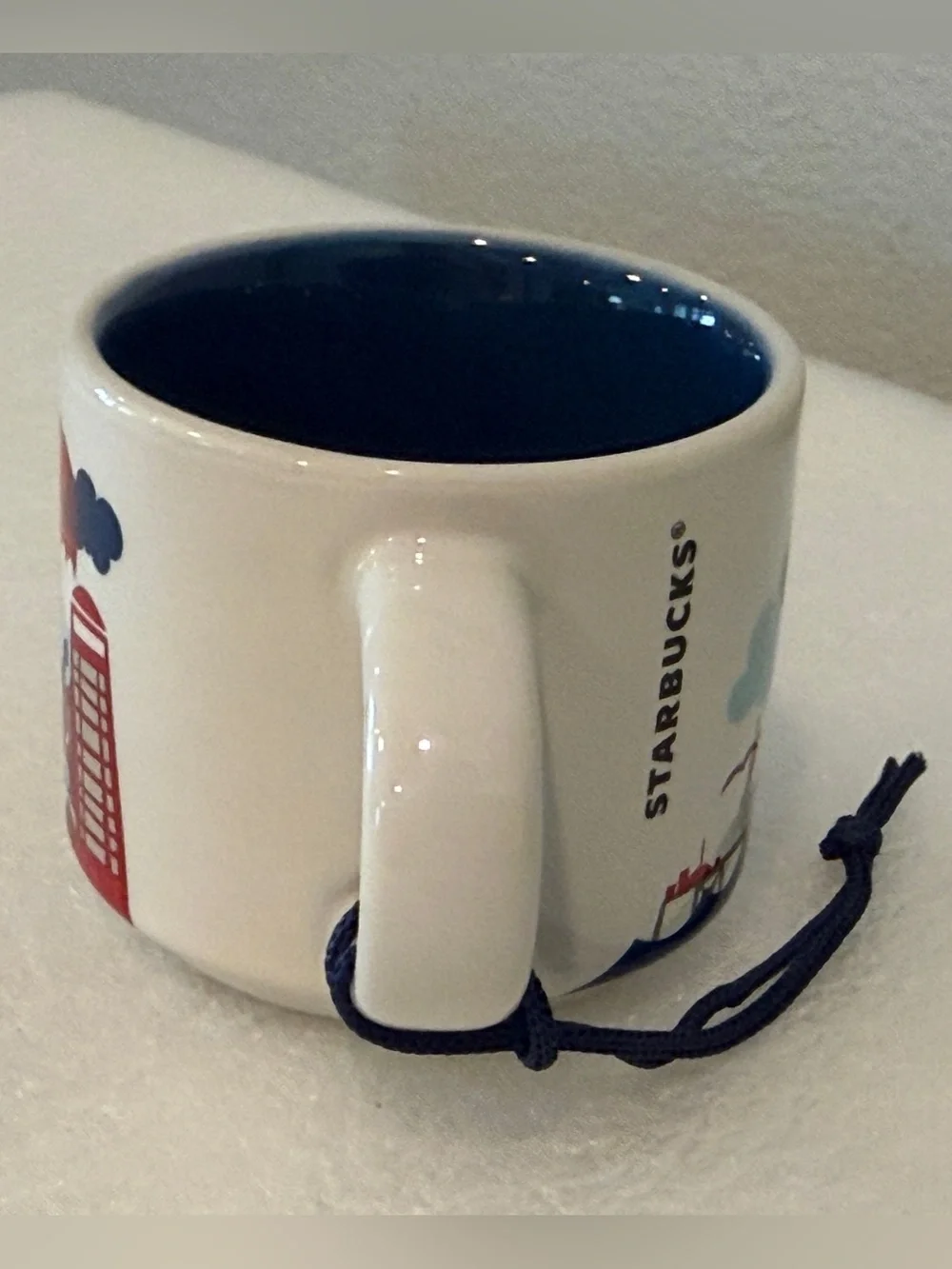 Starbucks You Are Here YAH England Mug Ornament NIB